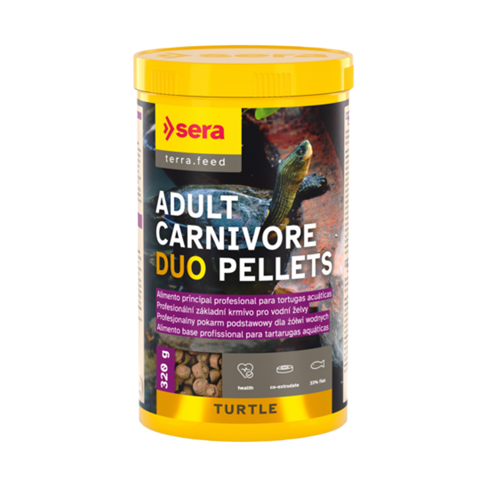 Sera Reptil Carnivor Nature Pokarm dla Żółwi Wodnych Gadów Granulat 1000ml/1L
